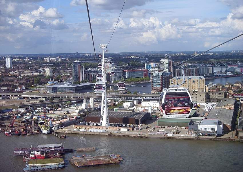 A view from the Emirates cable car