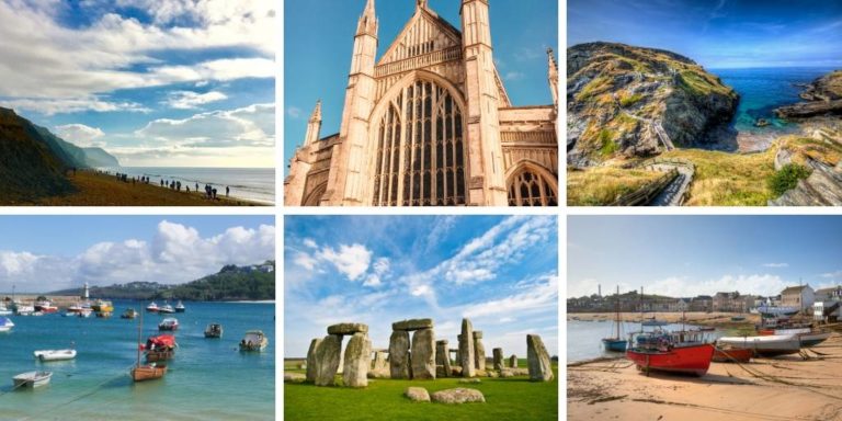 Top 10 places to visit in  South West England