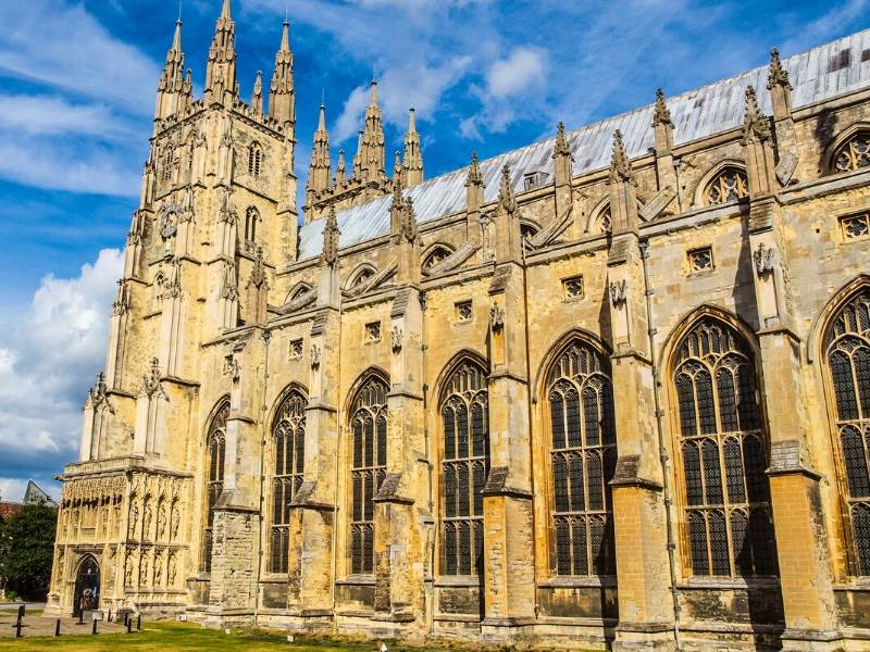 Canterbury Cathedral in the South East of England