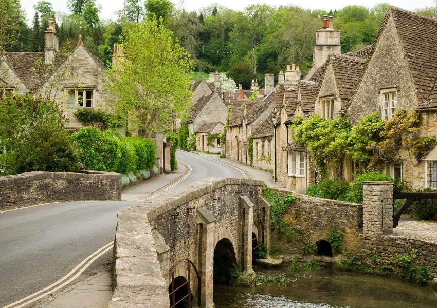 Castle Combe in the Cotswolds