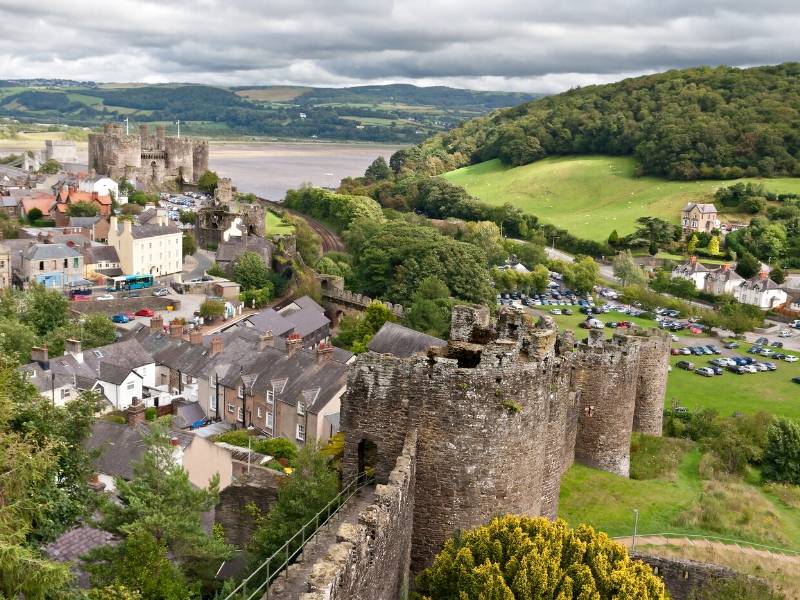 Conwy Castle in Wales one of the best places to visit in Wales