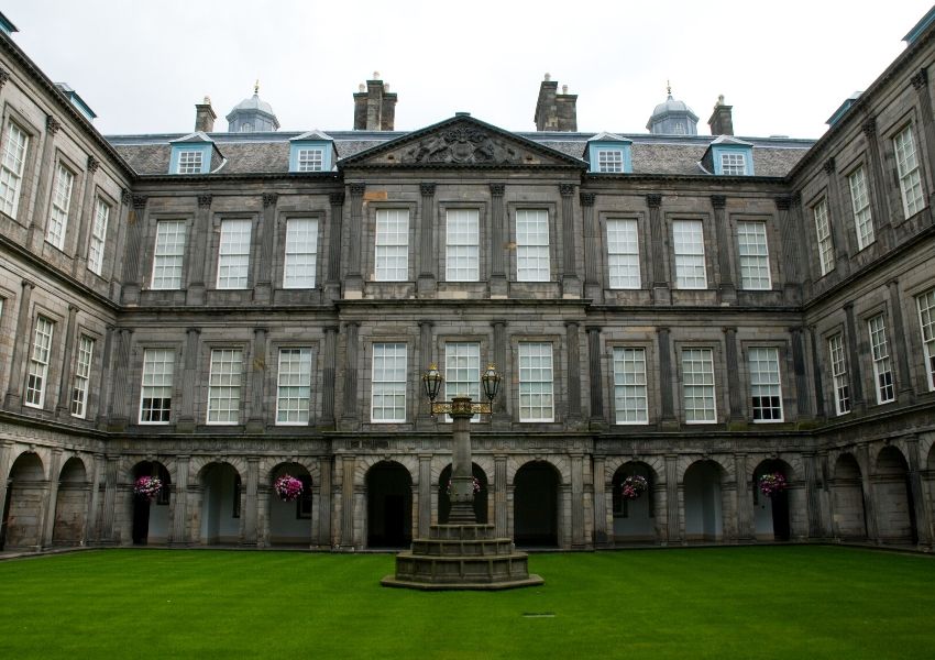 Palace of Holyrood in Edinburgh