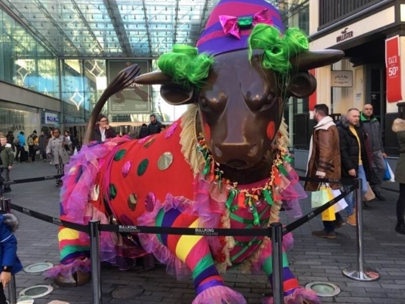 The Bullring in Birmingham is great for shopping and on of the must see places to visit in the West Midlands