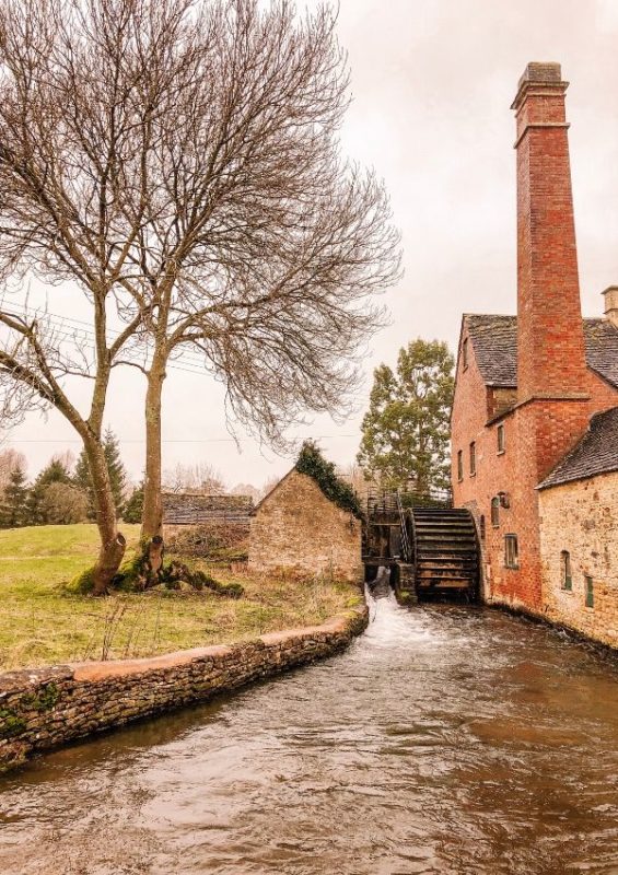 Lower Slaughter Mill in the Cotswolds England