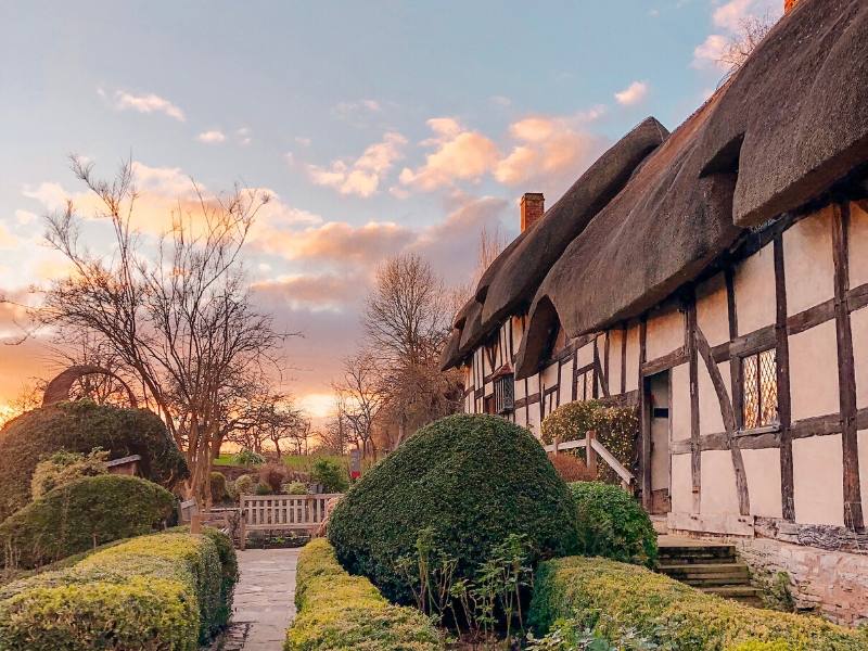 Anne Hathaway's house in Stratford England.