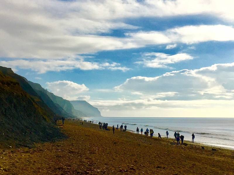 The Jurassic Coast in the South West of England