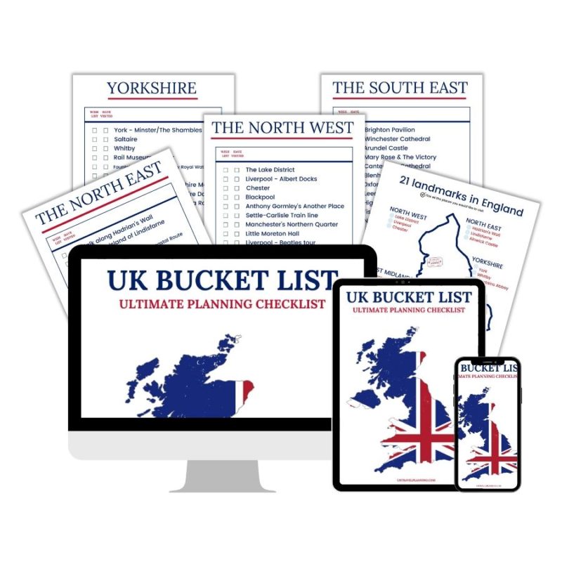 UK Bucket List mockups