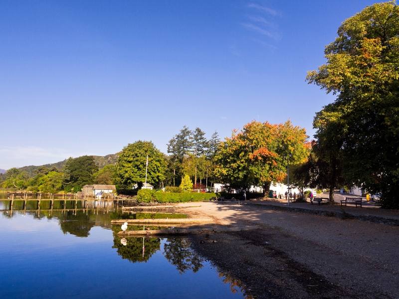 Ambleside and lake