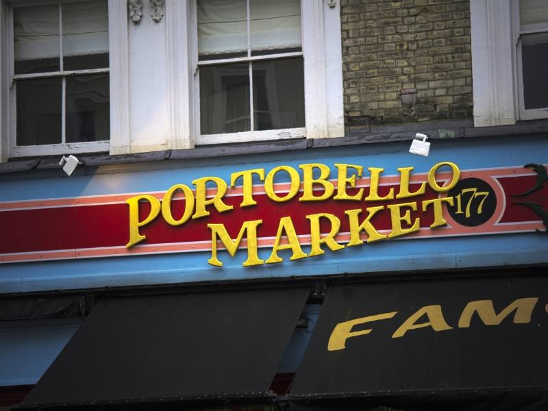 Portobello Market sign