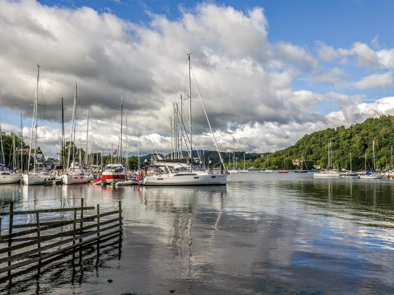 Sailboats at Bowness on Windermere