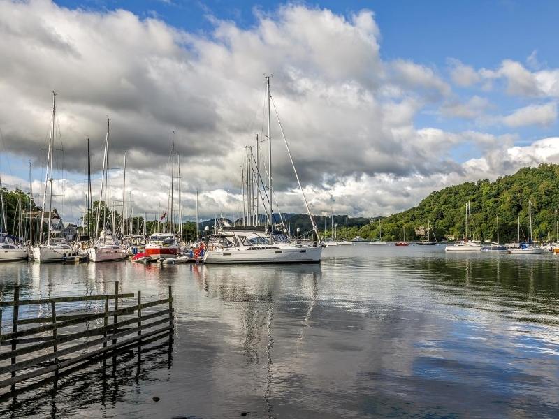 Boats on the lake at Bowness