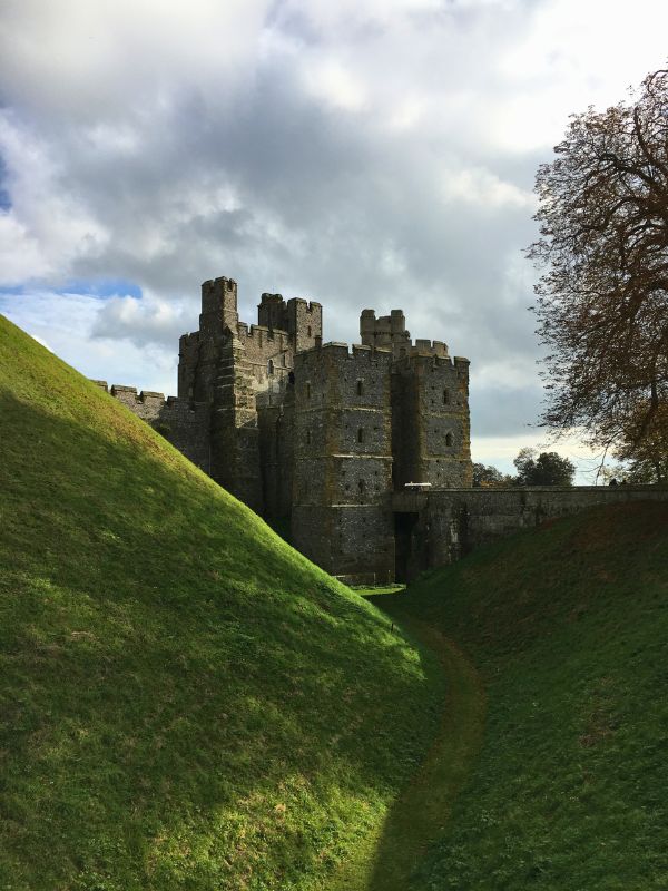 Arundel Castle in autumn.