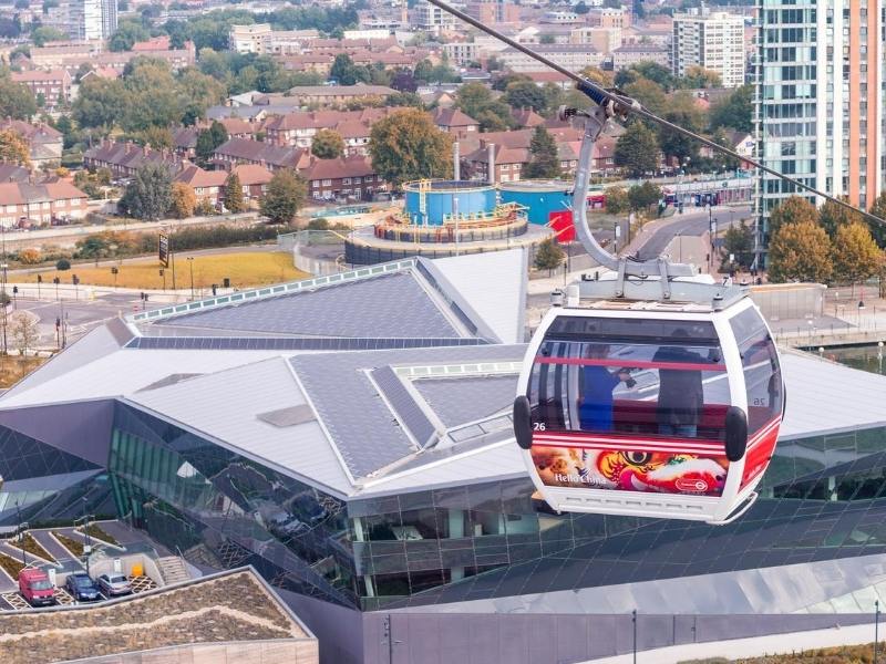 IFS Cloud Cable Car in London.