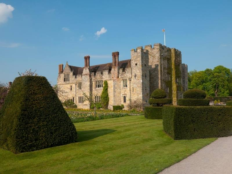 Hever Castle is a magnificent castle near London to add into your itinerary