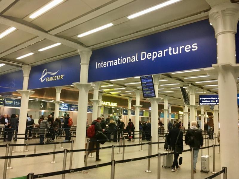 international Departures St Pancras