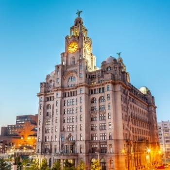 The Liver Building in Liverpool