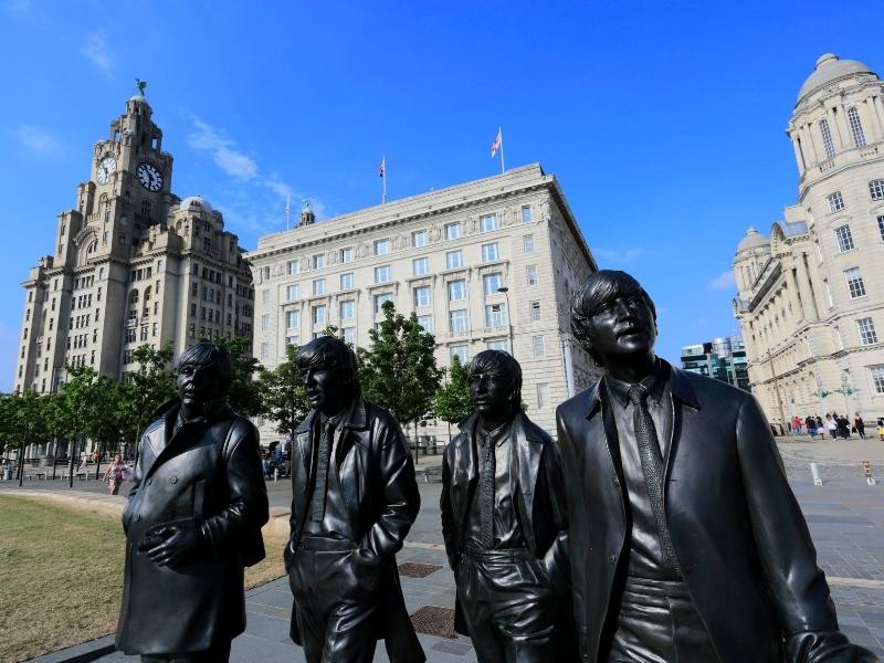 Statue of the Beatles.