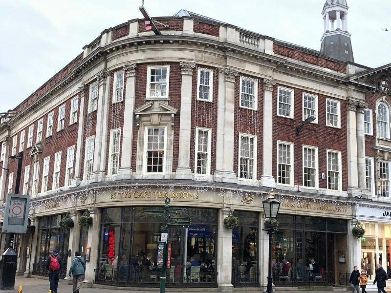 Bettys Tea Rooms in York one of the most popular places to visit in Yorkshire