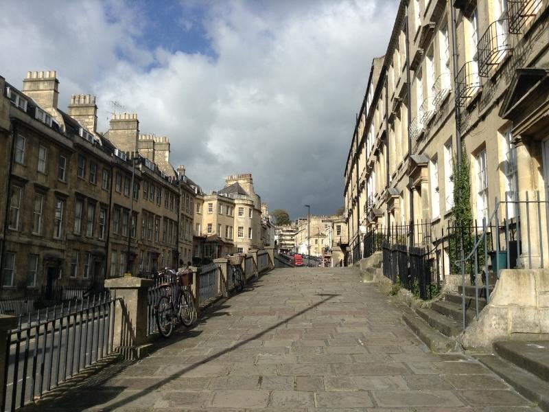 Georgian architecture in the city of Bath in England