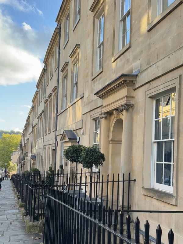 Georgian street in Bath.