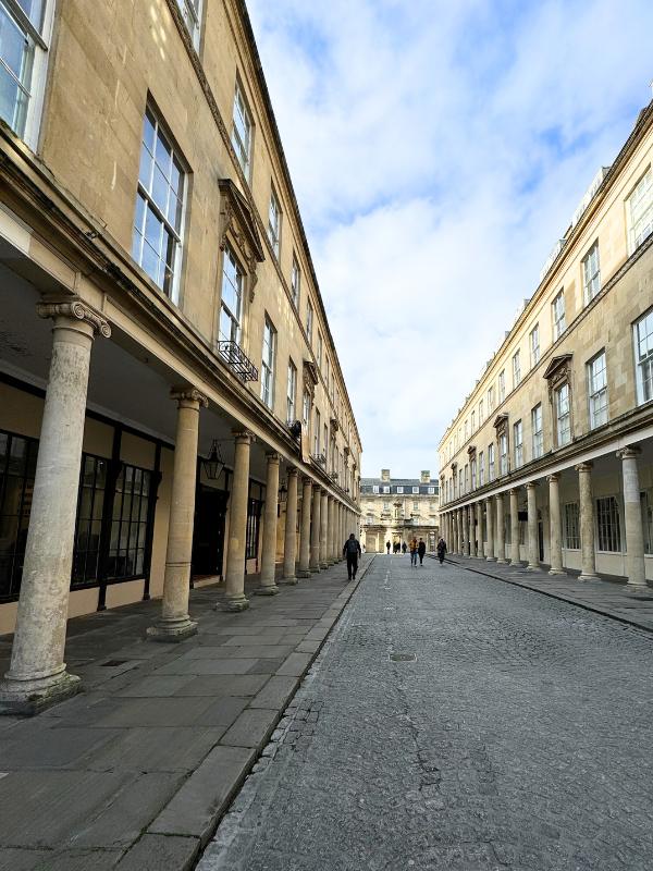 Georgian street in Bath.