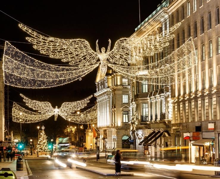 Regents Street Christmas lights.