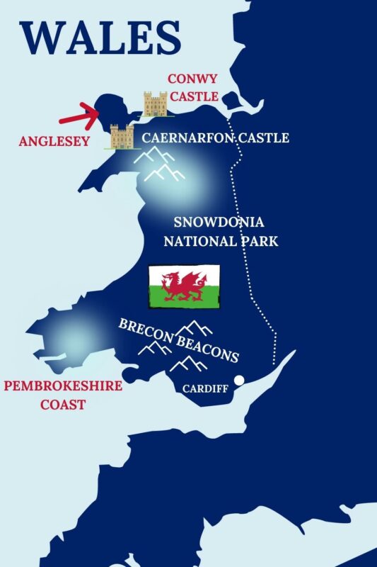 Popular destinations in Wales