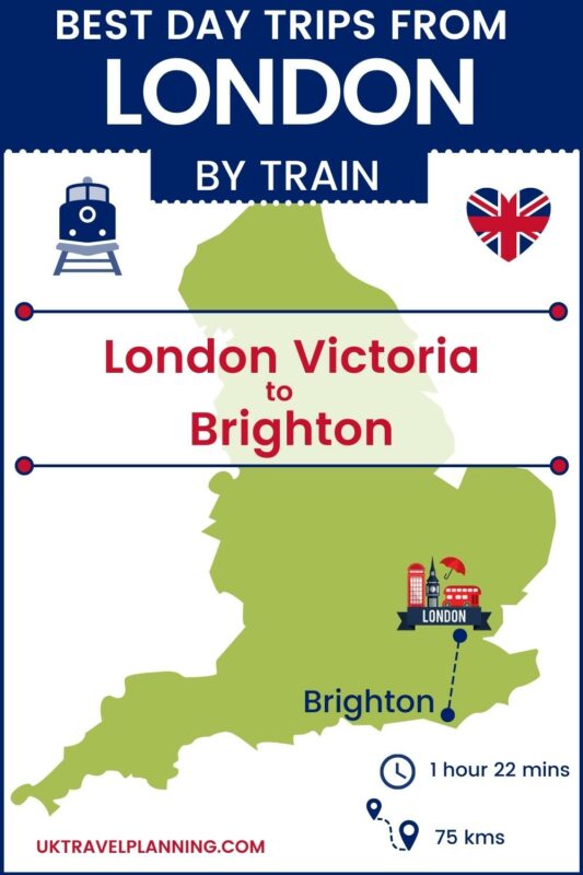 Day trips by train from London London to Brighton 1