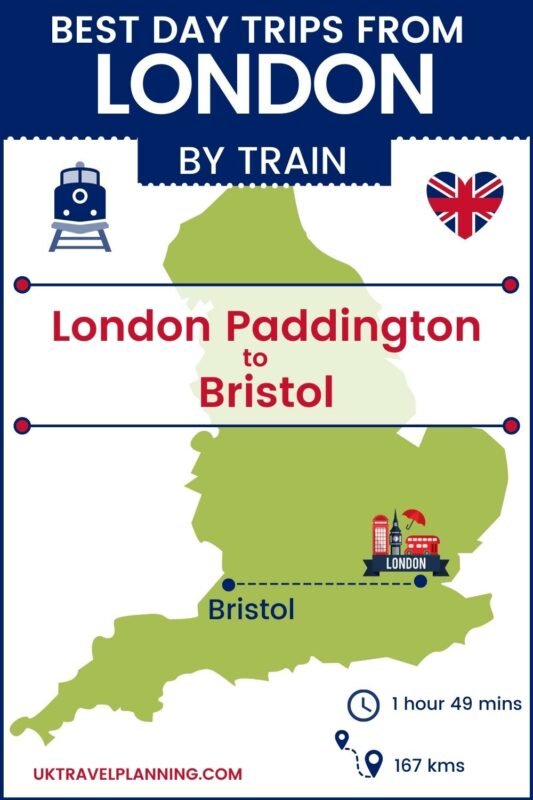Day trips by train from London London to Bristol 1