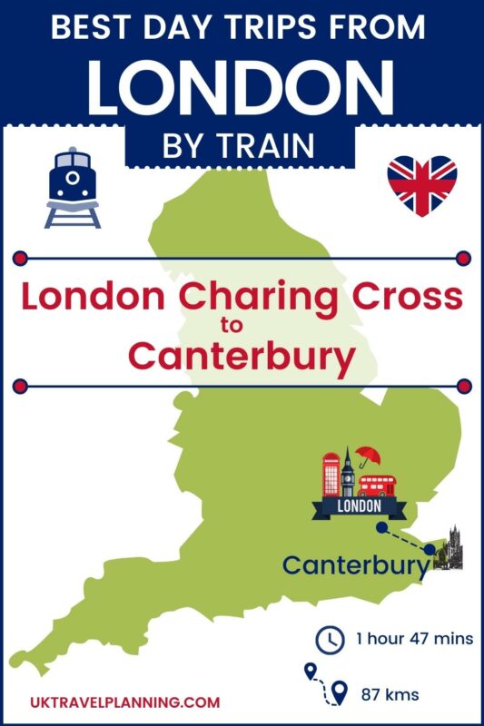 Day trips by train from London London to Canterbury 1 1