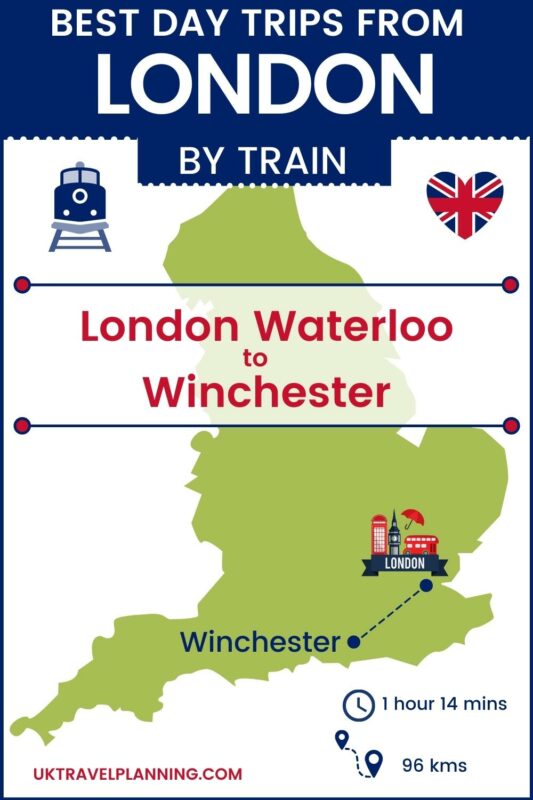 Day trips by train from London London to Winchester 1