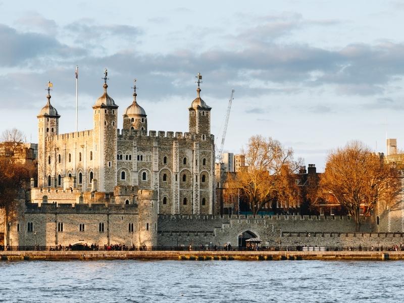 The Tower of London is one of the most historical places in England to visit.