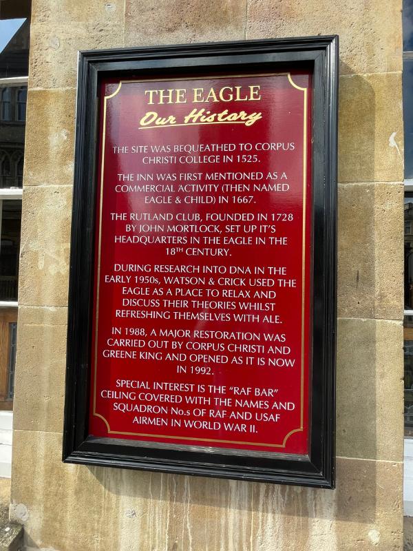 The Eagle sign about its history