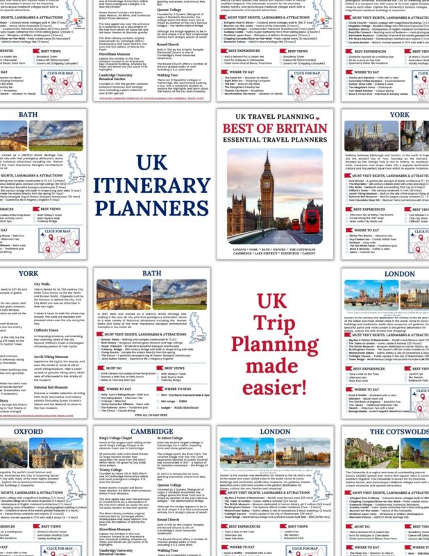 UK travel itinerary planners 5