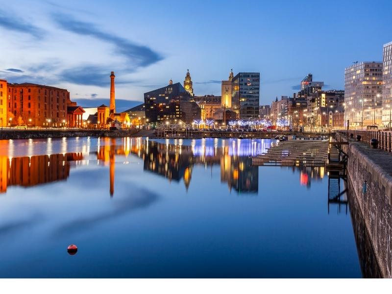 Albert Dock in Liverpool.