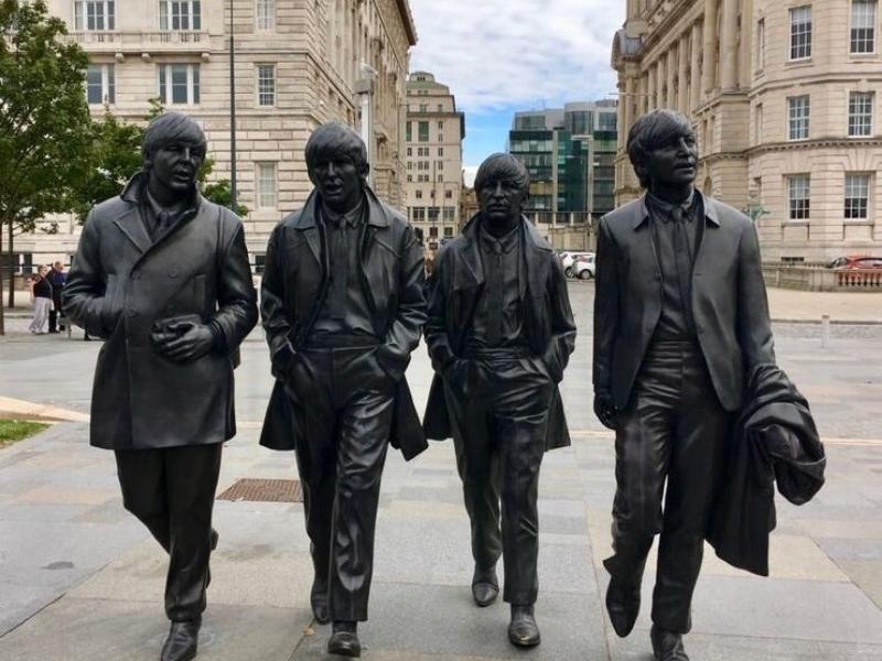 Beatles statue in Liverpool.