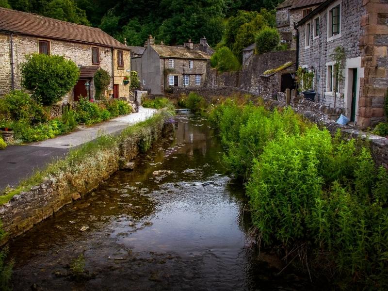 Castleton in the English Peak District.