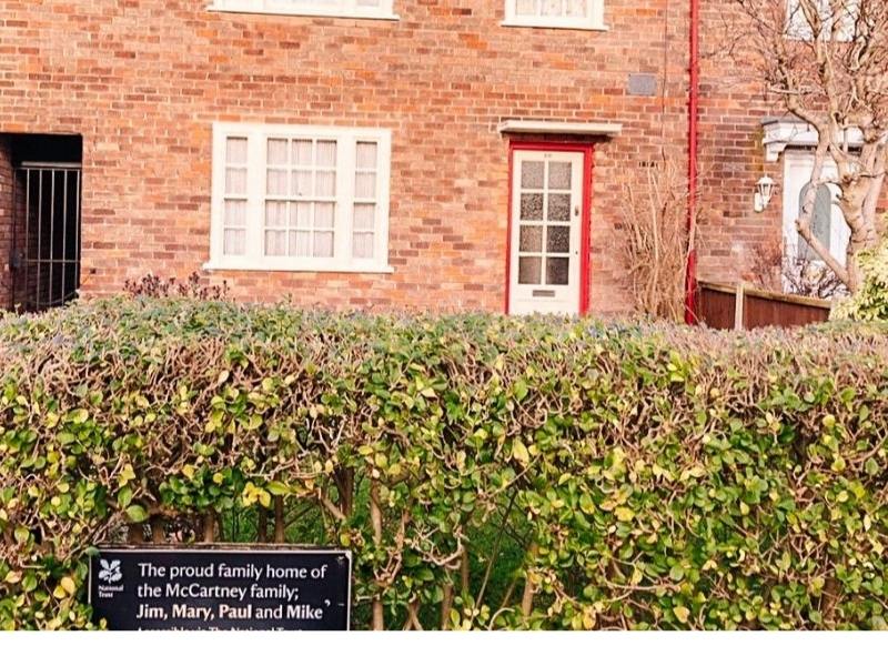 Childhood home of Paul McCartney in Liverpool.