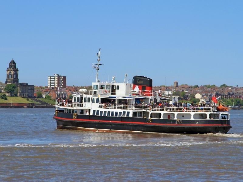 Ferry across the Mersey one of the things to do in Liverpool.