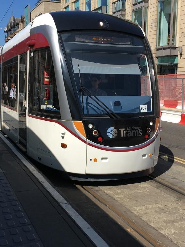 An Edinburgh tram.