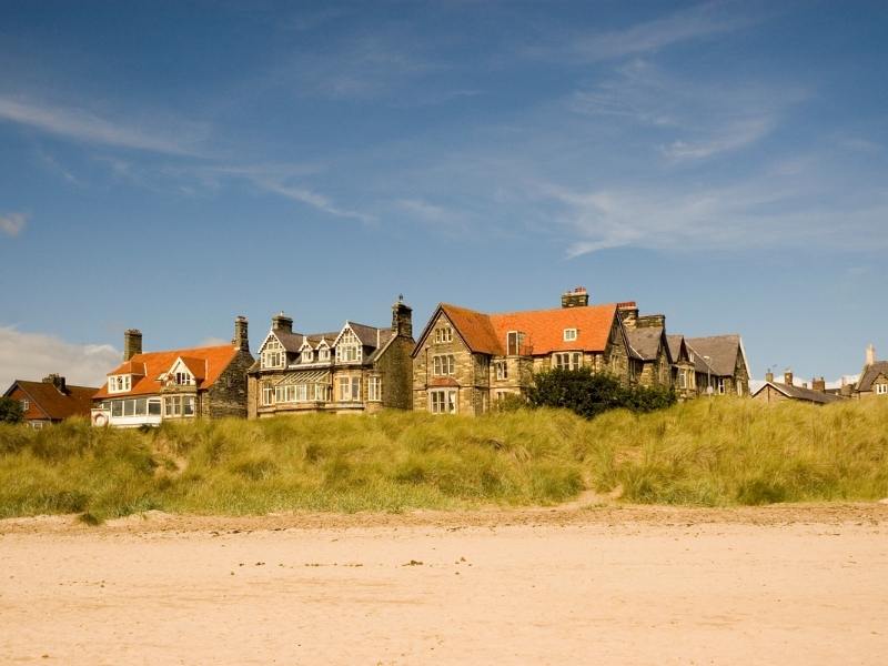 Alnmouth Northumberland où vous pouvez séjourner dans l'un des nombreux magnifiques cottages côtiers de Northumberland.