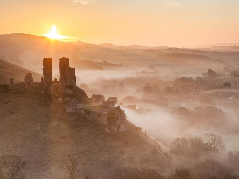 Corfe Castle dorset.