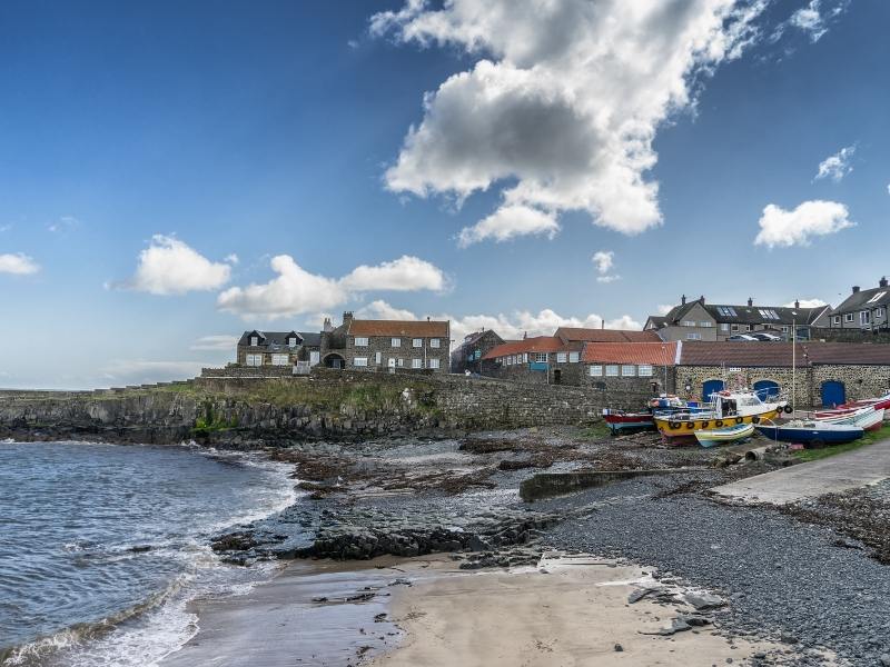 Craster is the location of many Northumberland Coastal Cottages as seen in the image.