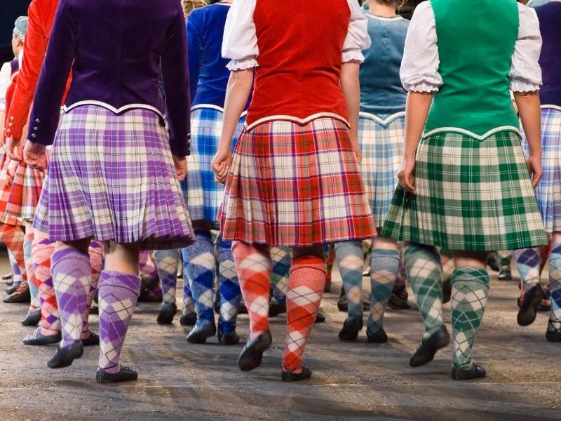 Highland dancers at the Edinburgh Tattoo in the Edinburgh Travel Guide.