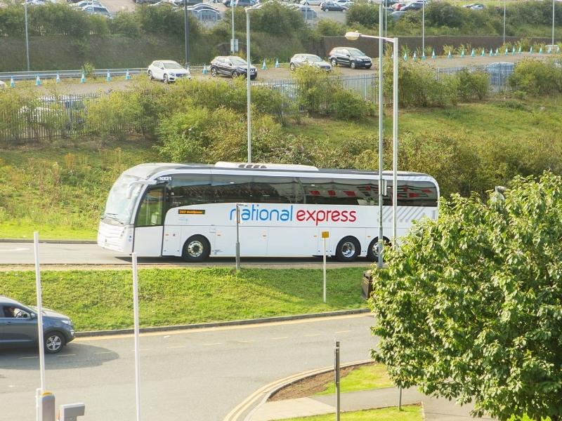 National Express bus.