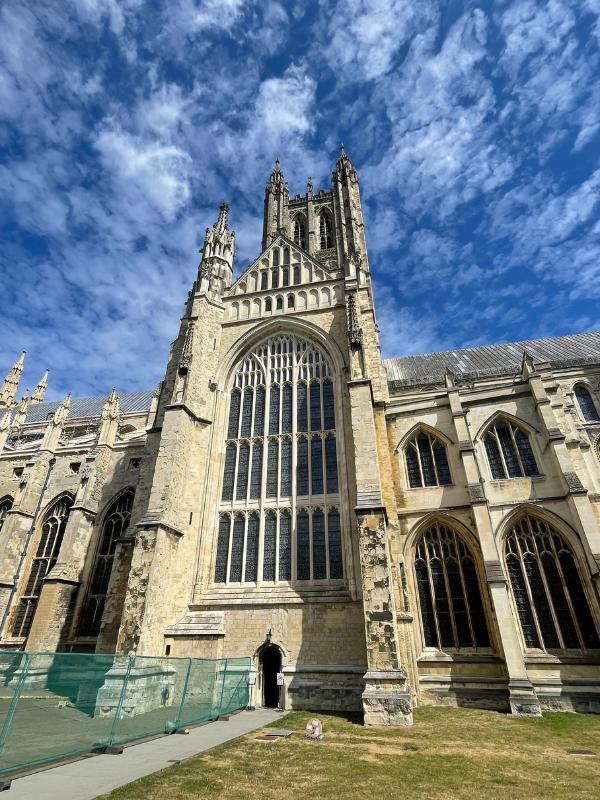 Canterbury Cathedral in summer 2022