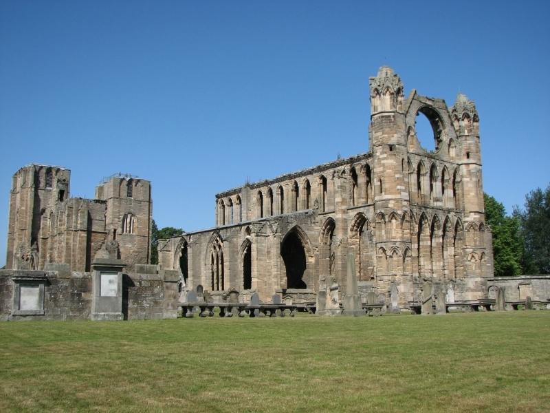 The ruins of Elgin Cathedral in Scotland.