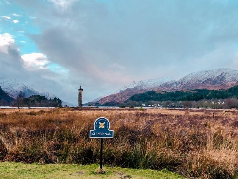 Glenfinnan Viaduct in Scotland.