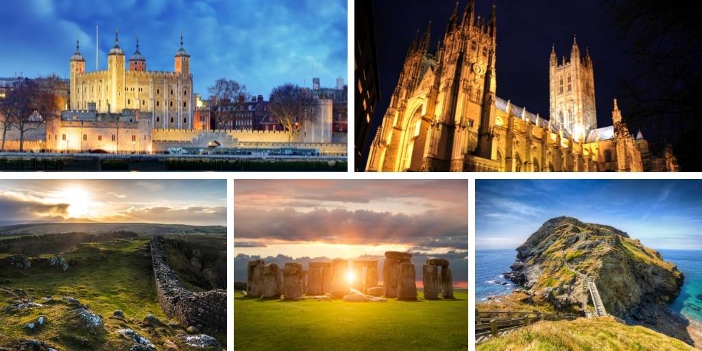 Historical places in England