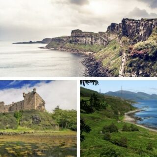 Collage of photos of the Isle of Skye